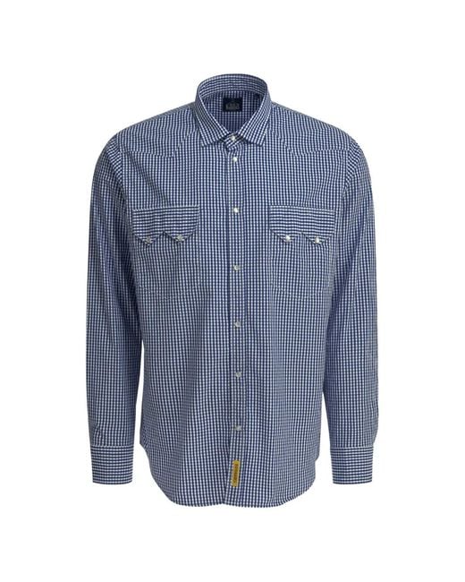 B.D. Baggies Blue Rodeo Gingham-Check Shirt for men