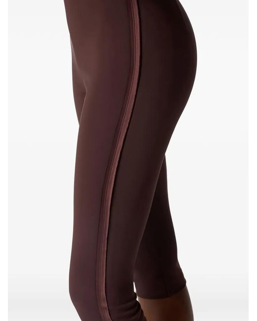 Elisabetta Franchi Red Satin Insert Capri Trousers