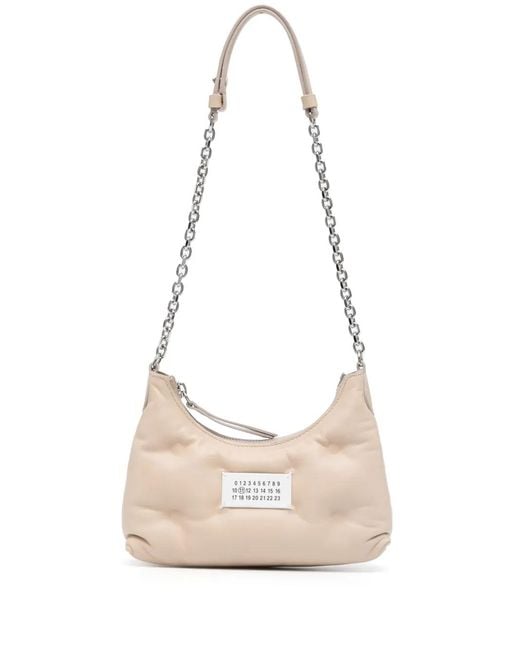 Maison Margiela White Micro Glam Slam Shoulder Bag