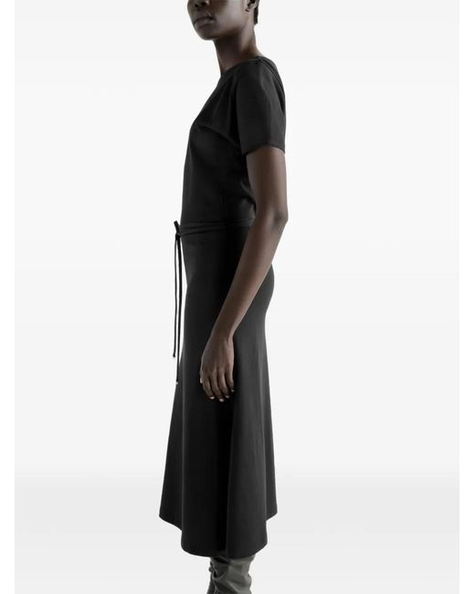 Lemaire Black Belted Dress