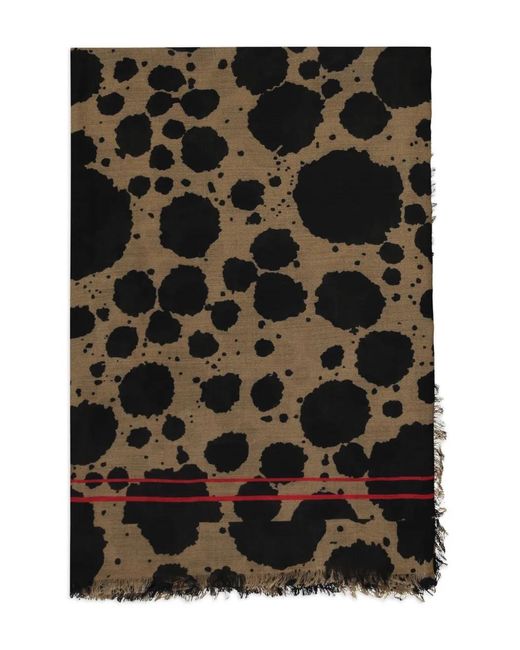 Herno Black Fringed Scarf