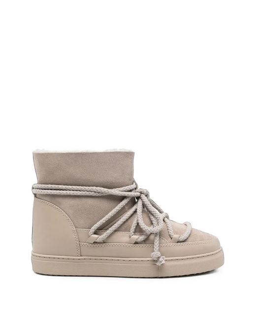 Inuikii White Classic Suede Ankle Boot