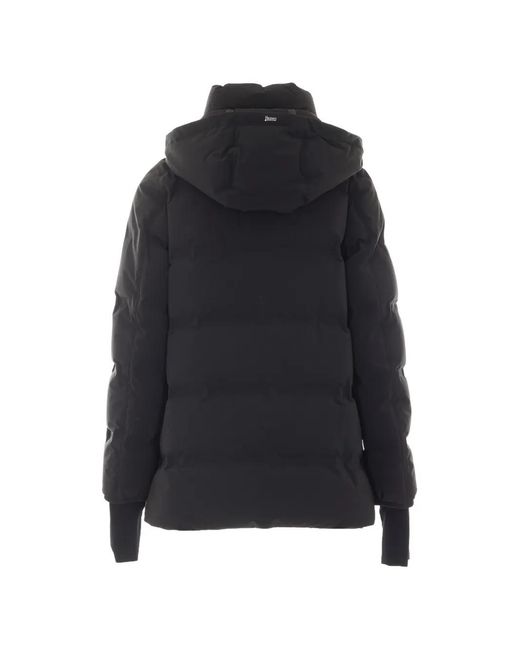 Herno Blue Hooded Padded Jacket