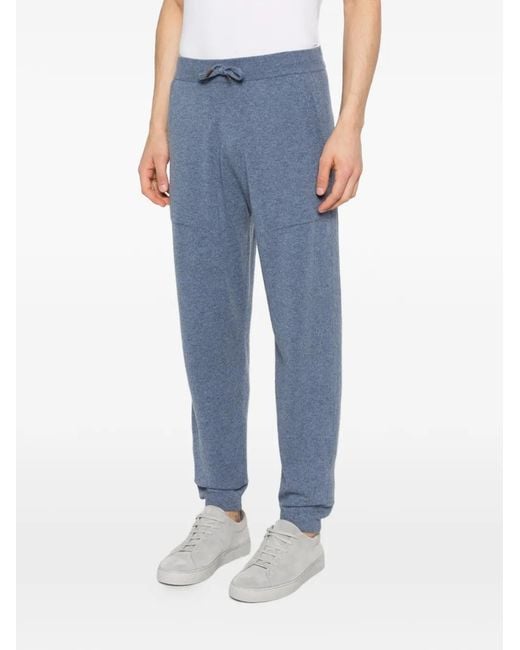 Bompard Blue Drawstring Track Pants for men