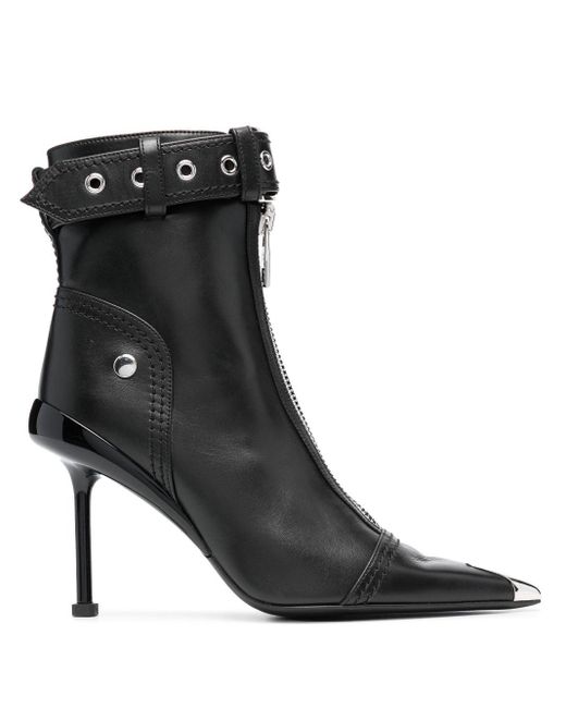 Shoes > boots > heeled boots Alexander McQueen en coloris Black