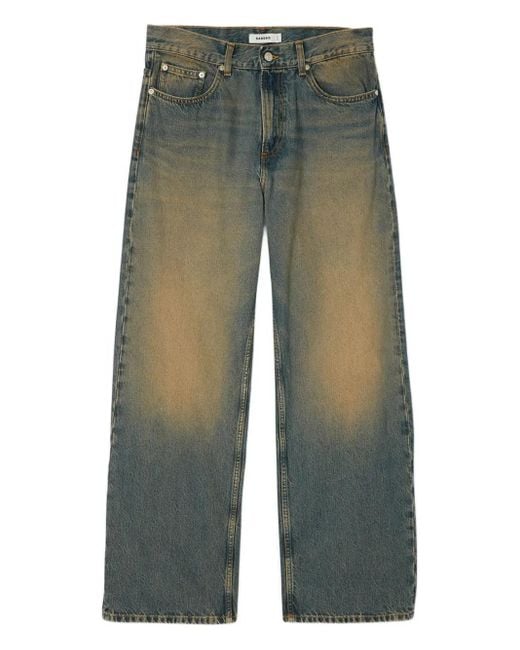 Jeans A Gamba Ampia di Sandro in Green da Uomo