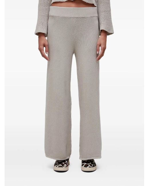 Osklen Gray Gerippte Strickhose