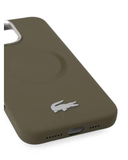 Lacoste Green Logo-Plaque Iphone 16 Case