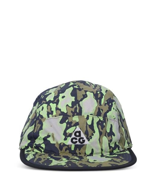 Nike Green Acg Fly Camouflage Cap for men