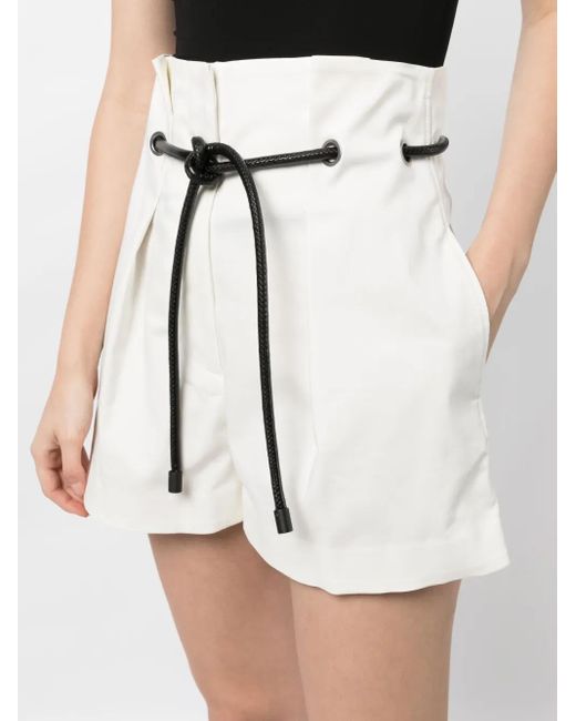 3.1 Phillip Lim Shorts Met Trekkoord in het White