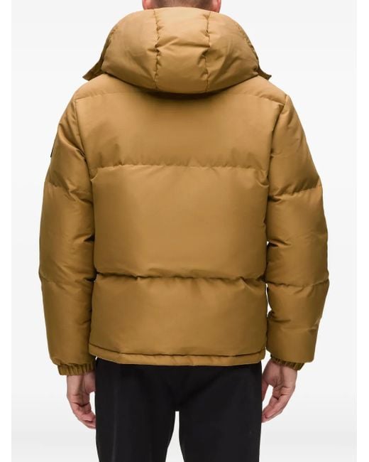Karl Lagerfeld Brown Minimalistic Giubbino Jacket With Zipper Closure for men