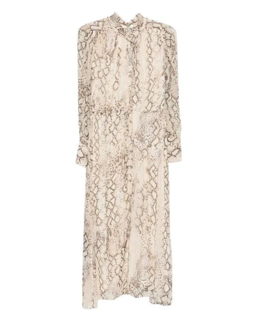 Ba&sh Natural Sahara Midi Dress