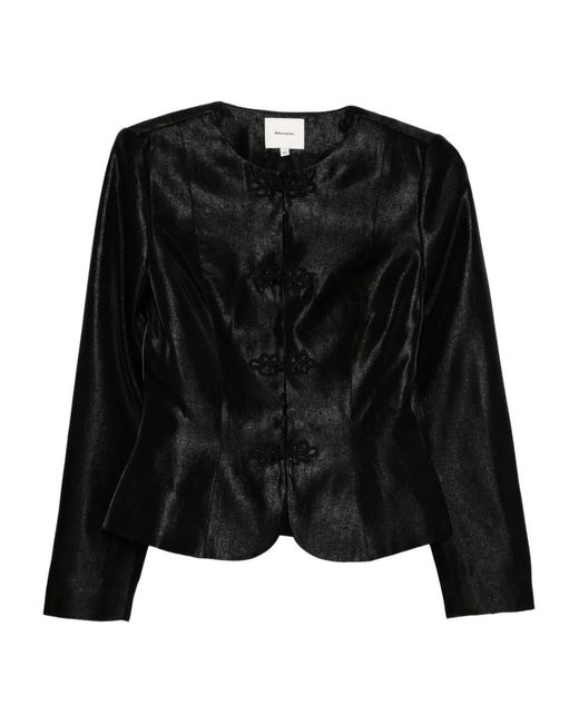 Reformation Black Regin Jacket