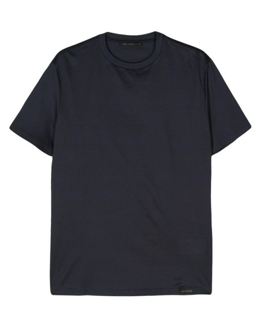 Low Brand Blue Cotton Jersey T-shirt for men
