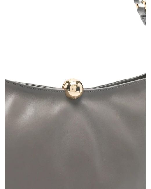Furla Gray Sfera Soft L Shoulder Bag