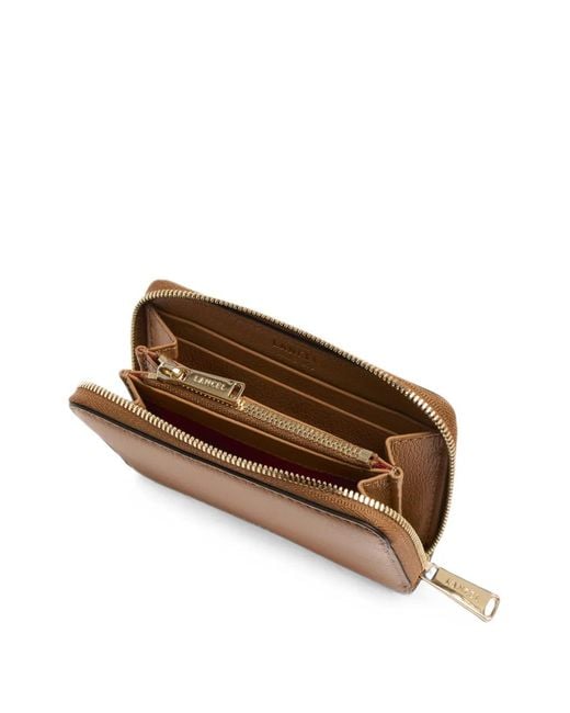 Lancel Brown Bcbg Zip-Around Wallet