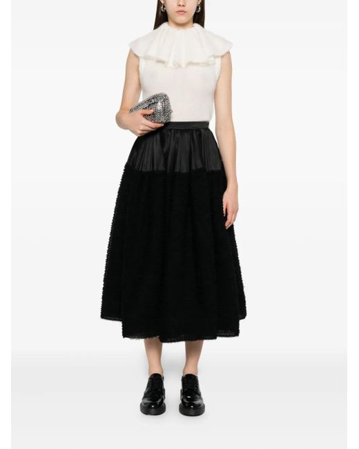 Viktor & Rolf Black Circle Frilled Skirt