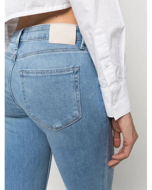 PAIGE Flared Jeans in het Blue