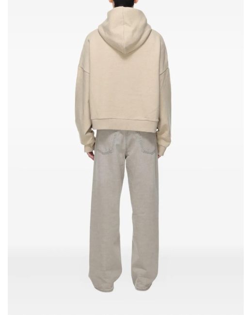 Entire studios White Zip-Up Hoodie for men