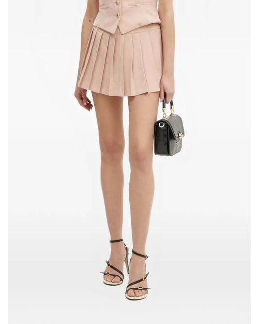 Guess Natural Pleated Mini Skirt