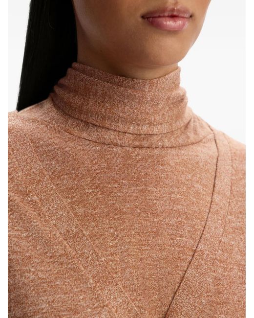 12 STOREEZ Brown V-Neck Buttoned Cardigan