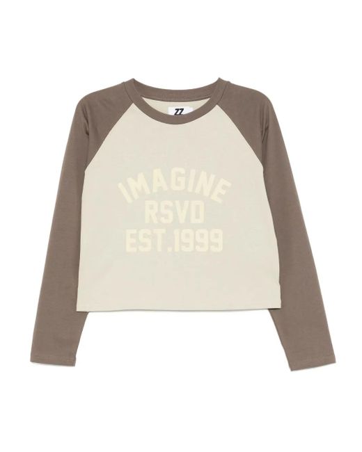 Izzue Natural T-Shirt Mit Slogan-Print