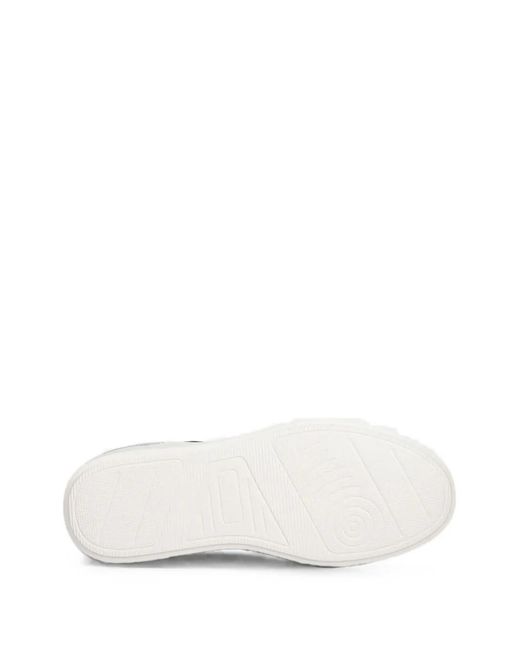 ARMANI EXCHANGE Black Panelled Sneakers for men