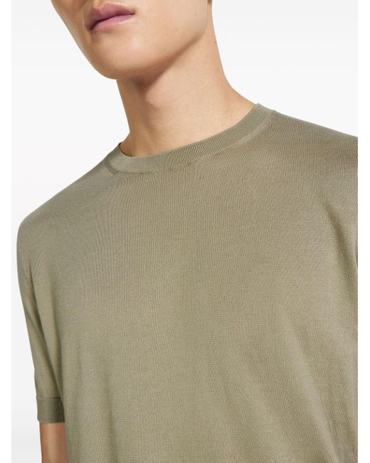 Maglione girocollo Premium di Zegna in Green da Uomo