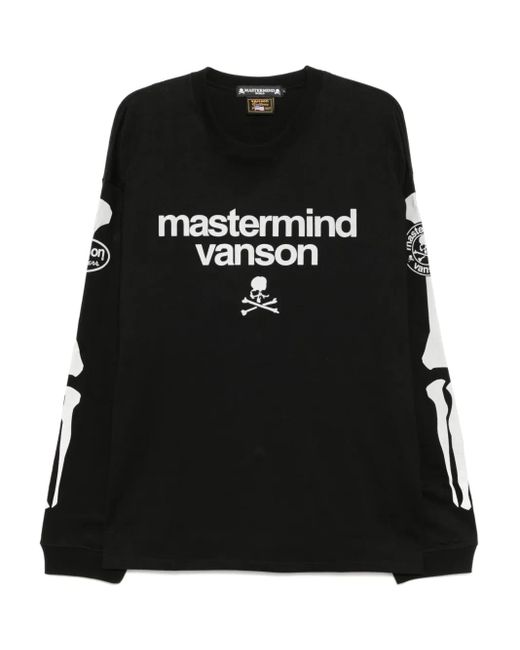メンズ MASTERMIND WORLD ロゴ Tシャツ Black
