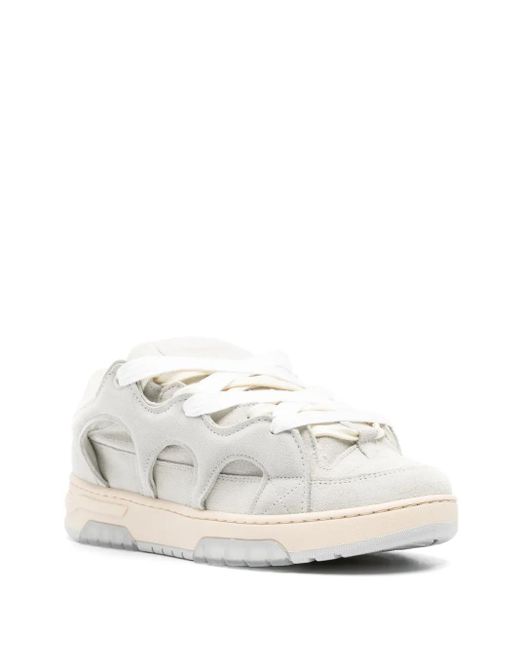 Santha White Model 1 Suede Sneakers for men
