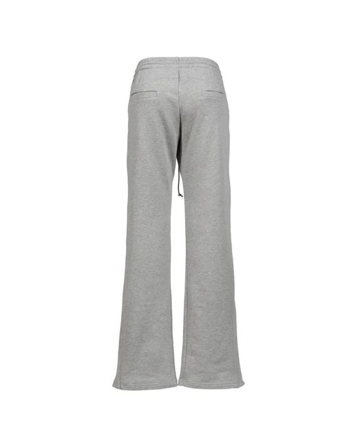 SRVC Studio Gray Origami Layered-Design Drawstring Track Pants