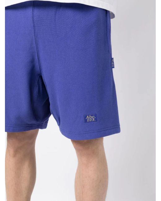 Shorts Sportivi Con Ricamo di Advisory Board Crystals in Blue da Uomo
