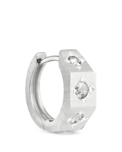Marie Lichtenberg Metallic Small Ecrou Coco Diamond Earring