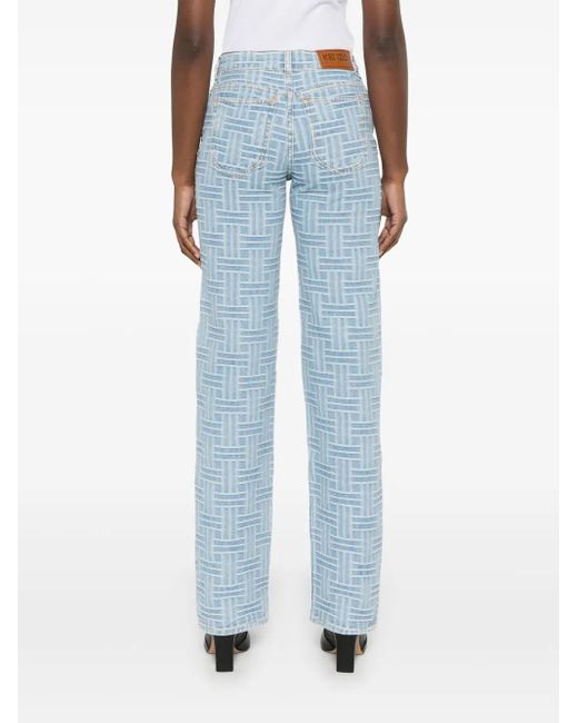 KENZO Blue Asagao Jeans