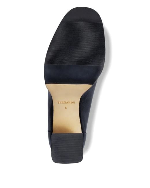 Bernardo Black 95Mm Mafalda Zip-Front Platform Boots
