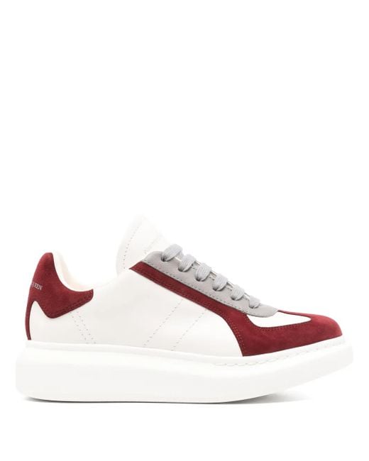 Alexander McQueen White Oversized Retro Sneaker