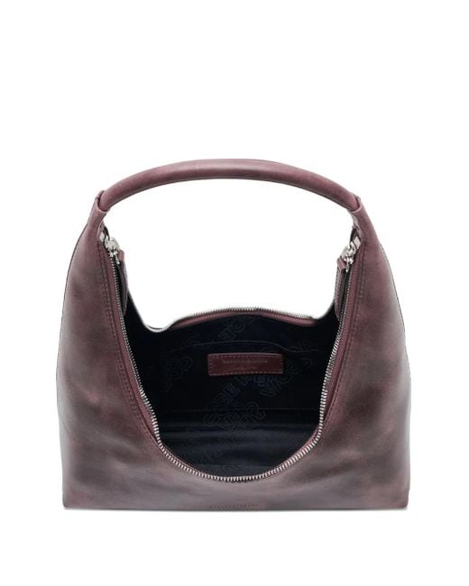 MARGE SHERWOOD Purple Leather Tote Bag