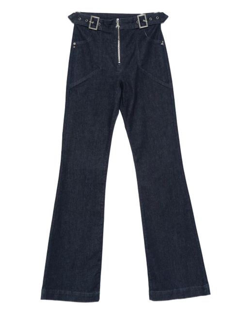 Patrizia Pepe バックル ジーンズ Blue