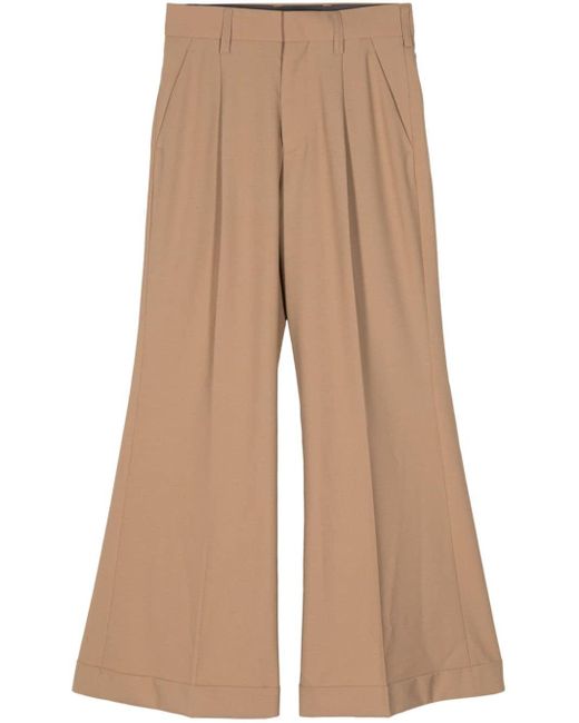 Kolor Natural High-waist Flared Trousers