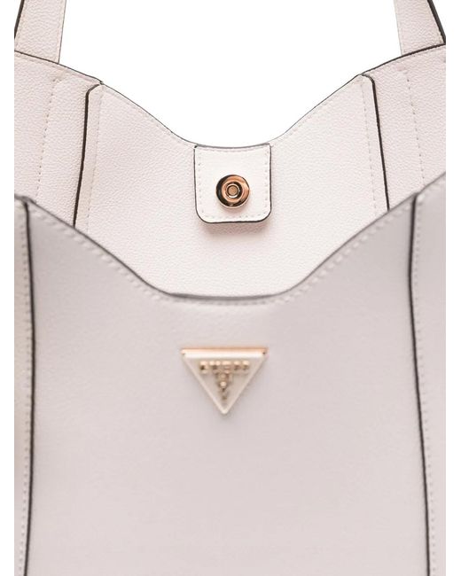 Guess Natural Darcy Logo Tote Bag