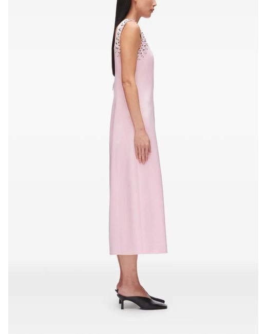3.1 Phillip Lim Pink Embellished Midi Dress