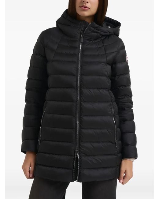 Colmar Black Hooded Padded Coat