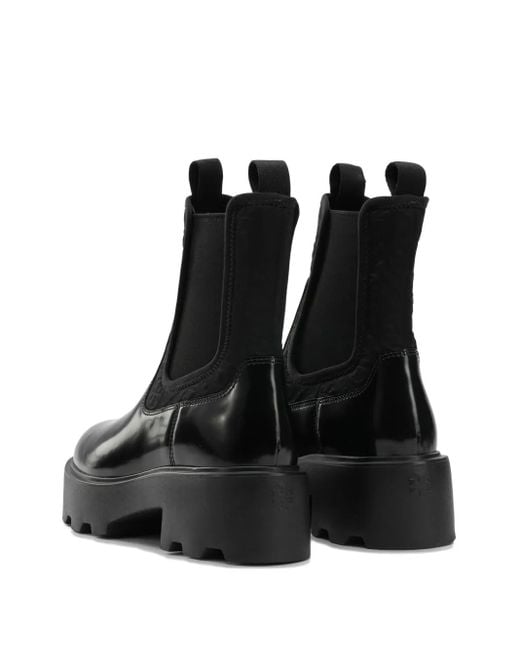 Tory Burch Black T Monogram Chelsea Boots