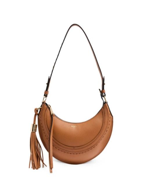 Lancel Brown Small Hoboheme Two-Way Shoulder Bag