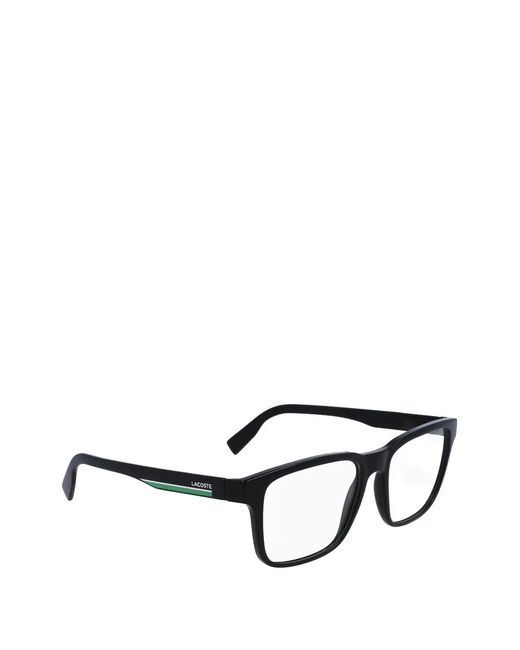 Lacoste Brille Mit Eckigem Gestell in Black für Herren