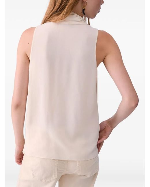 Liu Jo White Top With Scarf