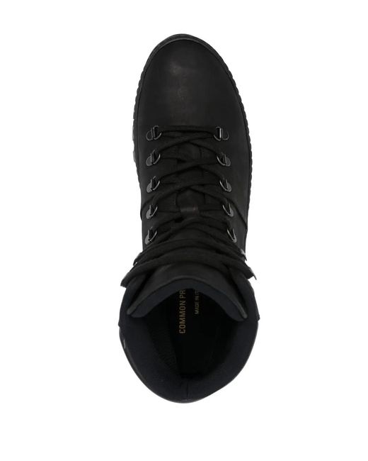 Common Projects Black Hiking Boots for men