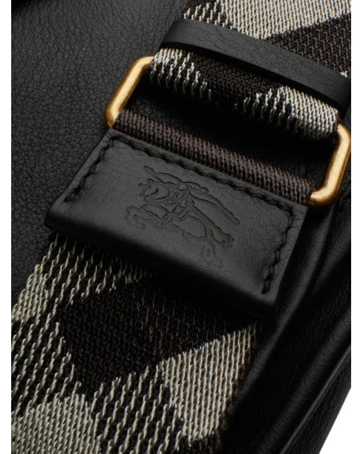 Burberry Black Mini Clip Messenger Bag For