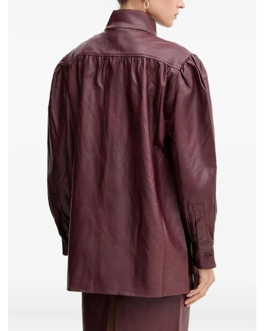 Chaqueta Clements Con Cierre De Botón Bardot de color Red