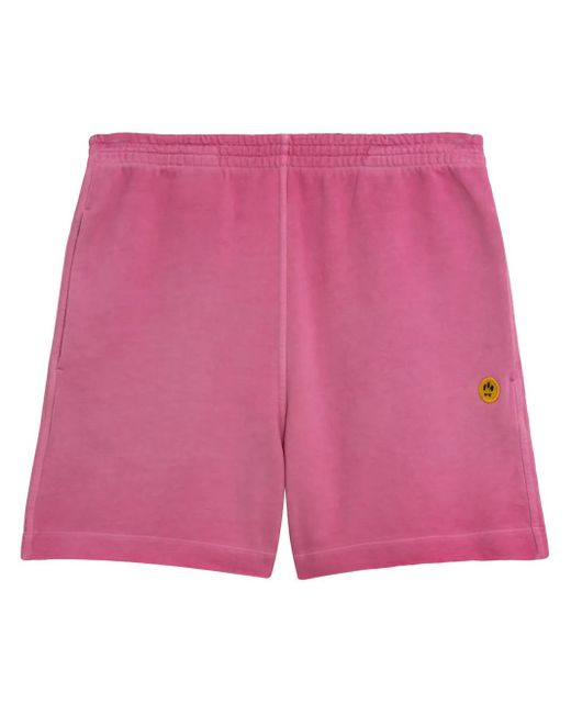Pantalones cortos con logo bordado Barrow de color Pink